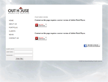 Tablet Screenshot of outhousemarketing.com